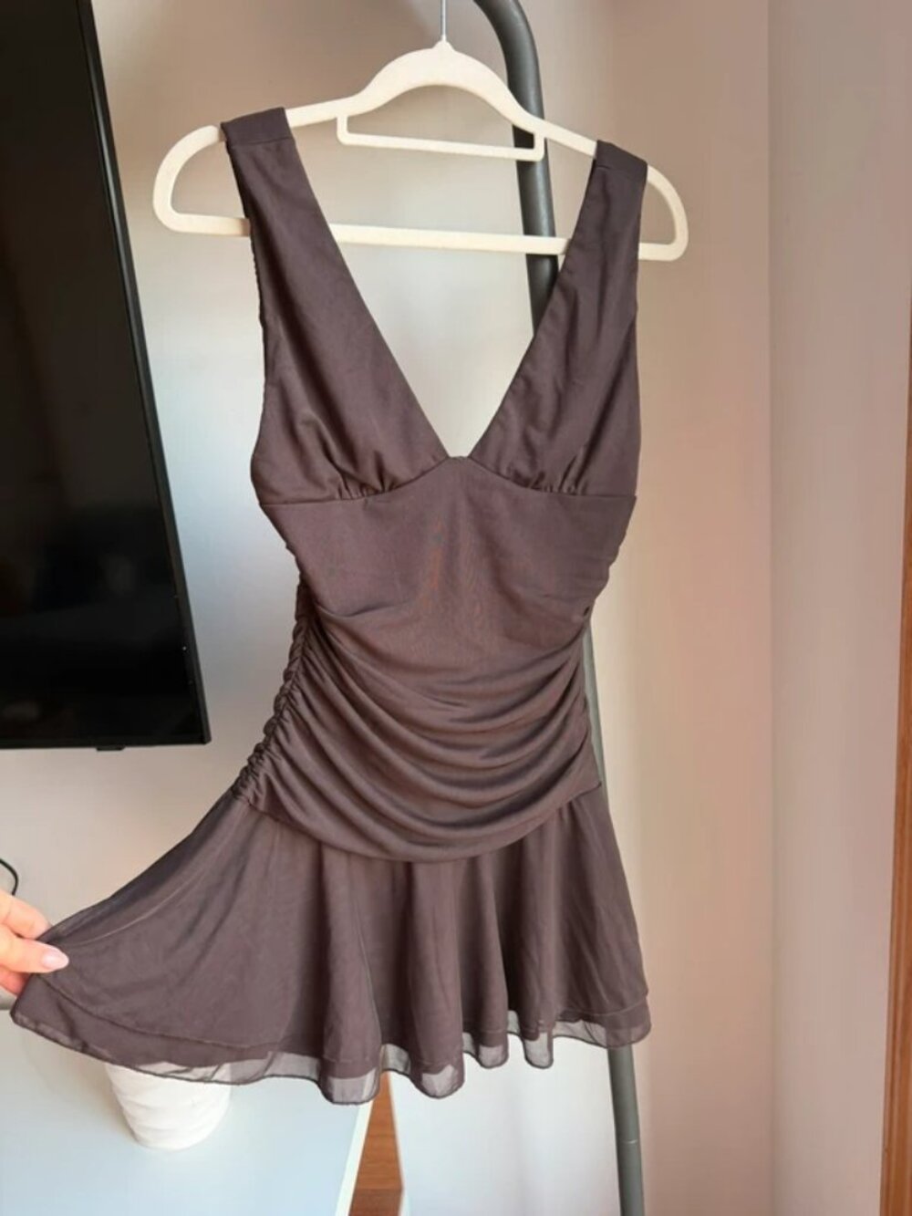 Brown dress